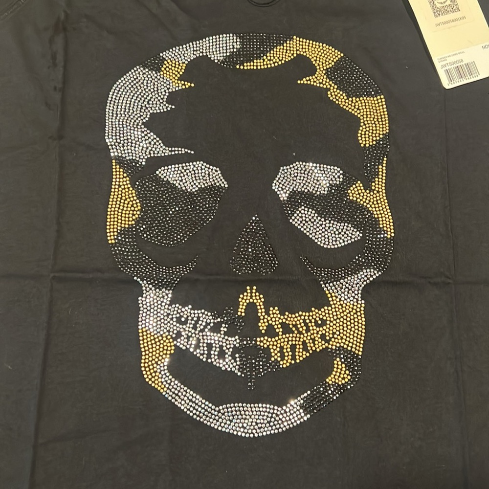NEW💀ZADIG & VOLTAIRE
Short Sleeve Tunisien Camo Strass Tee $148 - Picture 4 of 7